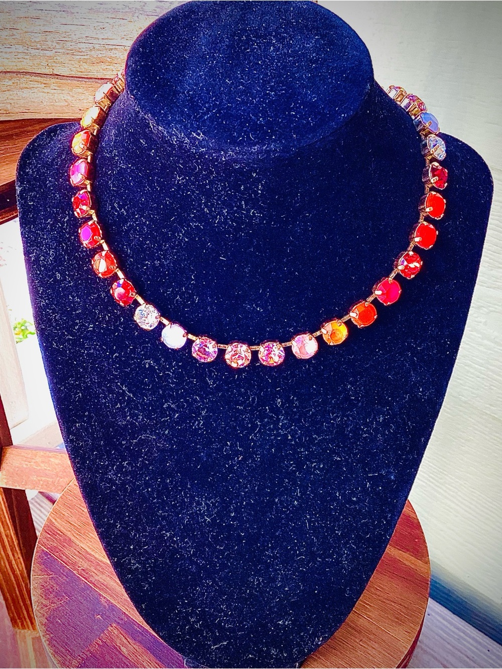 TOVA Oakland Necklace In REF ROSIES NWT - Picture 4 of 14